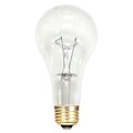 Bulbrite Incandescent (INC) A21 150W Dimmable Clear 2700K Warm White Light Bulb, 12 Pack (101151)