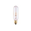 Bulbrite Incandescent (INC) T6 25W Dimmable Clear 2700K Warm White Light Bulb, 25 Pack (707125)