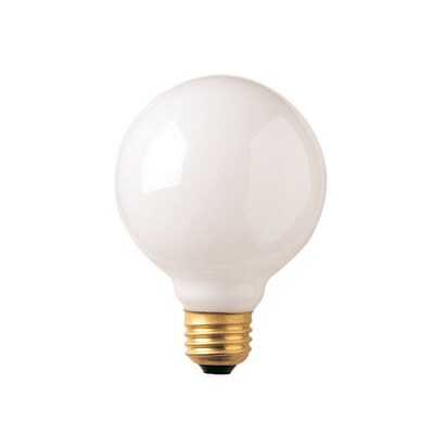 Bulbrite 40 Watt Dimmable Incandescent G25 Light Bulbs with Standard E26 Screw Base, 24/Pack (861022