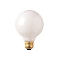 Bulbrite 40 Watt Dimmable Incandescent G25 Light Bulbs with Standard E26 Screw Base, 24/Pack (861022)