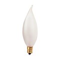Bulbrite Incandescent (INC) CA10 60W Dimmable Frost 2700K Warm White Light Bulb, 50 Pack (404060)