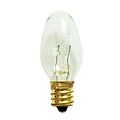 Bulbrite Incandescent (INC) C7 5W Dimmable Clear 2700K Warm White Light Bulb, 75 Pack (709105)