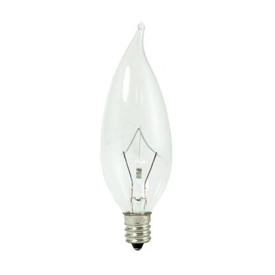 Bulbrite Krypton CA10 60W Dimmable Clear 2700K Warm White Light Bulb, 20 Pack (460360)