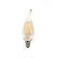 Bulbrite LED CA10 2W Dimmable Frost 2700K Warm White Light Bulb, 4 Pack (776566)
