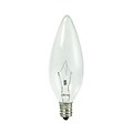 Bulbrite Krypton B10 25W Dimmable Clear 2700K Warm White Light Bulb, 20 Pack (460025)