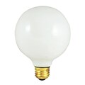 Bulbrite Incandescent (INC) G40 25W Dimmable 2700K Warm White Light Bulb, 12 Pack (350025)