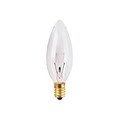 Bulbrite Incandescent (INC) B10 40W Dimmable Clear 2700K Warm White Light Bulb, 50 Pack (490040)
