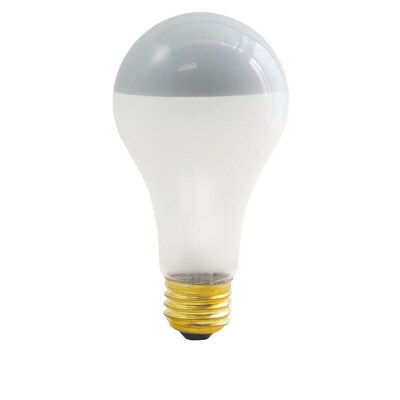 Bulbrite Incandescent (INC) A21 100W Dimmable Frost Silver Bowl 2700K Warm White Light Bulb, 8 Pack (717100)