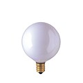 Bulbrite Incandescent (INC) G16.5 60W Dimmable 2700K Warm White Light Bulb, 40 Pack (391060)