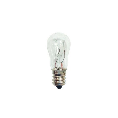 Bulbrite Incandescent (INC) S6 6W Dimmable Clear 2700K Warm White Light Bulb, 25 Pack (703006)