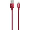 Kanex Lightning USB Cable for iPhone/iPad/iPod Touch, Red (K157-1222-RD6F)