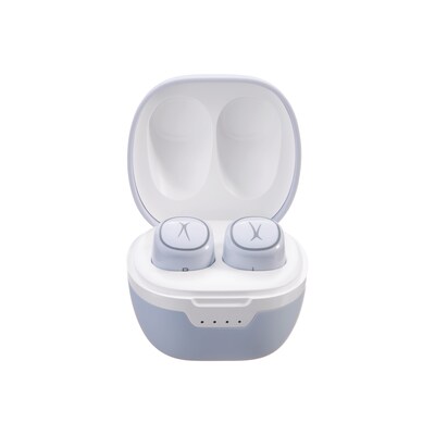 Altec Lansing NanoBuds TWS Wireless Bluetooth with Charging Case Earbuds, Icy (MZX559-ICY)