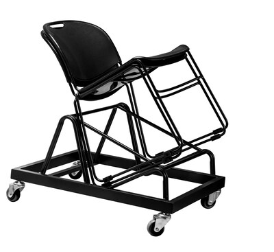 NPS Commercialine Dolly for Series 850-CL Chairs, Black Steel (DY-CL85)