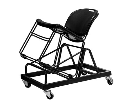 NPS Commercialine Dolly for Series 850-CL Chairs, Black Steel (DY-CL85)