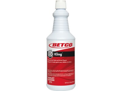 Betco Kling Toilet Bowl Cleaner, Mint-wintergreen Scent, 32 Oz., 12/Carton (0751200)