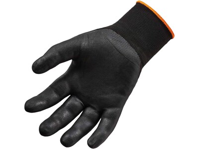 Ergodyne ProFlex 7001 Nitrile Coated Gloves, ANSI Level 3 Abrasion Resistance, Black, XL, 12 Pairs (17955)