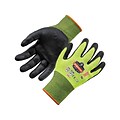 Ergodyne ProFlex 7022 Hi-Vis Nitrile Coated Cut-Resistant Gloves, ANSI A2, Dry Grip, Lime, Medium, 12 Pairs (17973)
