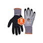 Ergodyne ProFlex 7501 Waterproof Winter Work Gloves, Gray, Medium, 12 Pairs (17633)