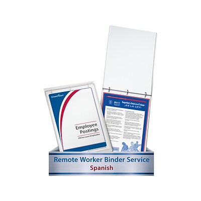 ComplyRight Federal and State Remote Worker Binder Labor Law Poster Service, Connecticut, Spanish (U1200CRWCTCESP)