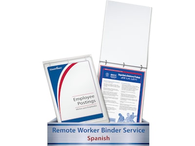 ComplyRight Federal and State Remote Worker Binder 1-Year Labor Law Service, New Hampshire, Spanish