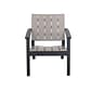 DUKAP ENZO 7-Piece Sofa Seating Set without Cushions, Gray/Black (O-DK-018019BBG)