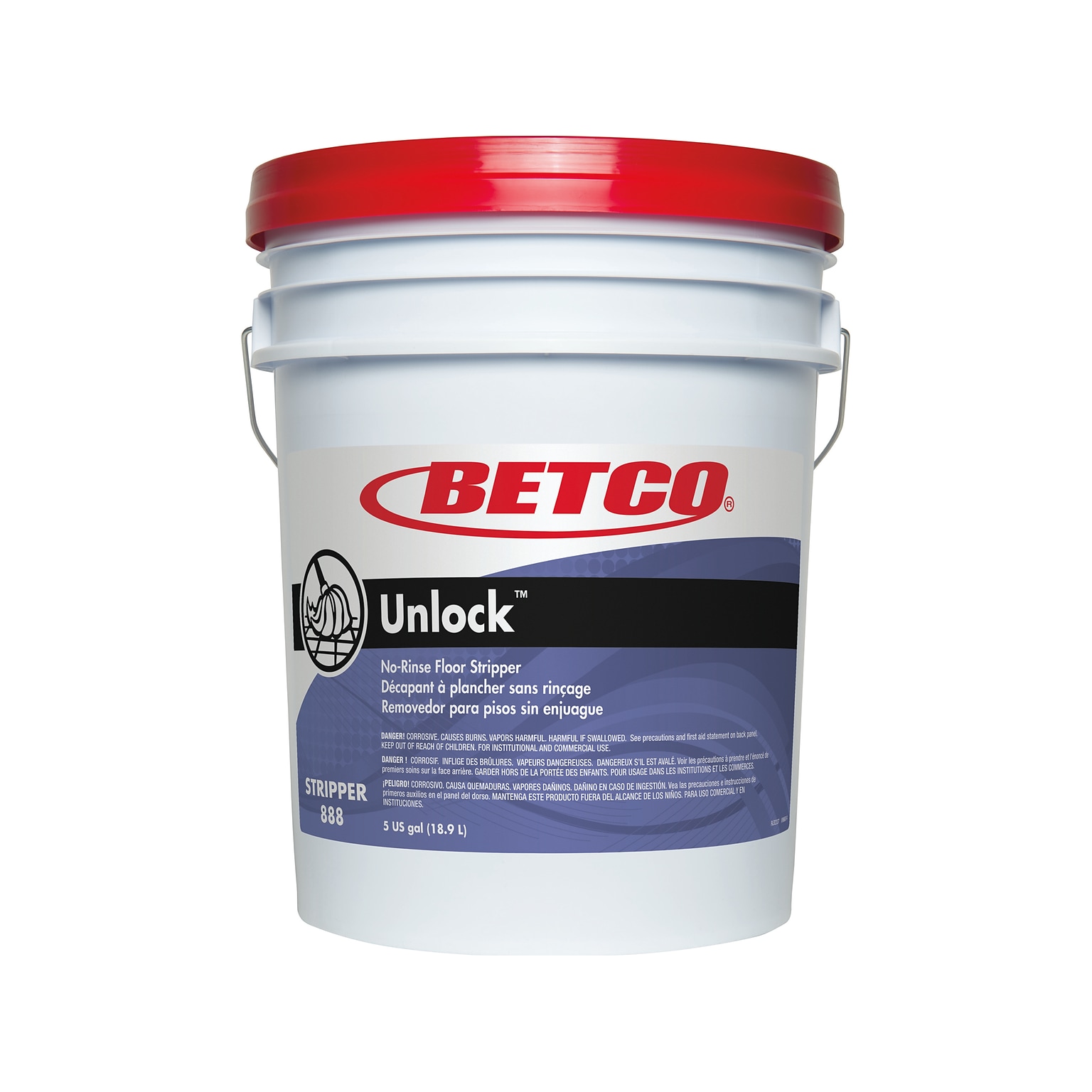 Betco Unlock Floor Stripper, 5 Gal. (8880500)