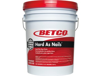 Betco Hard As Nails Floor Finish, 5 Gal. (6590500)