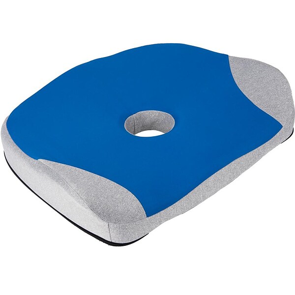 Mind Reader Foam Seat Cushion, Blue/Gray (GELCUSH-BLU)