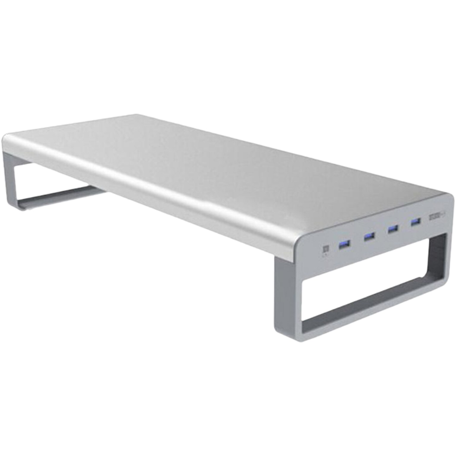 OTM Essentials Basics Aluminum Laptop Riser Stand, Silver (OB-A2D)
