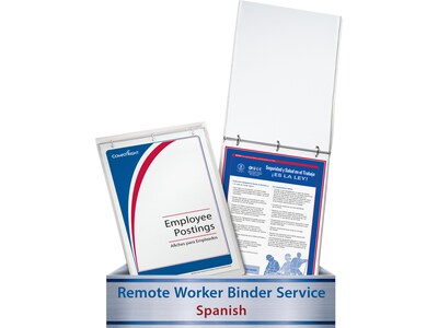 ComplyRight Federal and State Remote Worker Binder 1-Year Labor Law Service, Hawaii, Spanish (U1200CRWHIESP)