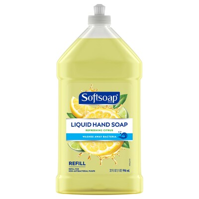 Softsoap Pulltop Liquid Hand Soap, Refreshing Citrus, 32 Fl. oz. (US07337AX)