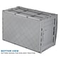 Mount-It! Folding Plastic Storage Crate, 65L Liter Capacity