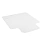 Mount-It! Hard Floor Chair Mat with Lip, 35.5" x 47", Clear Vinyl (MI-7818)