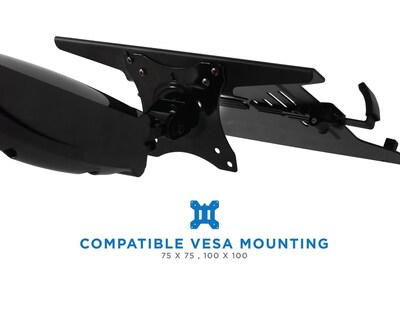 Mount-It! VESA Laptop Mount Tray Holds Up To 17" Laptops - Tray Only, Black (MI-2352T)