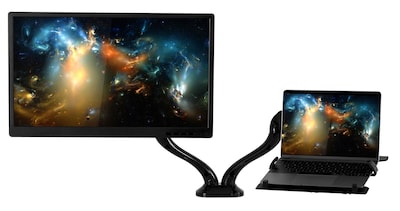 Mount-It! Laptop Desk Stand and Monitor Mount, 44 Lb Weight Capacity