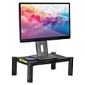 Mount-It! Printer and Monitor Stand Height Adjustable, Holds Up to 22 lbs., Black (MI-7851)