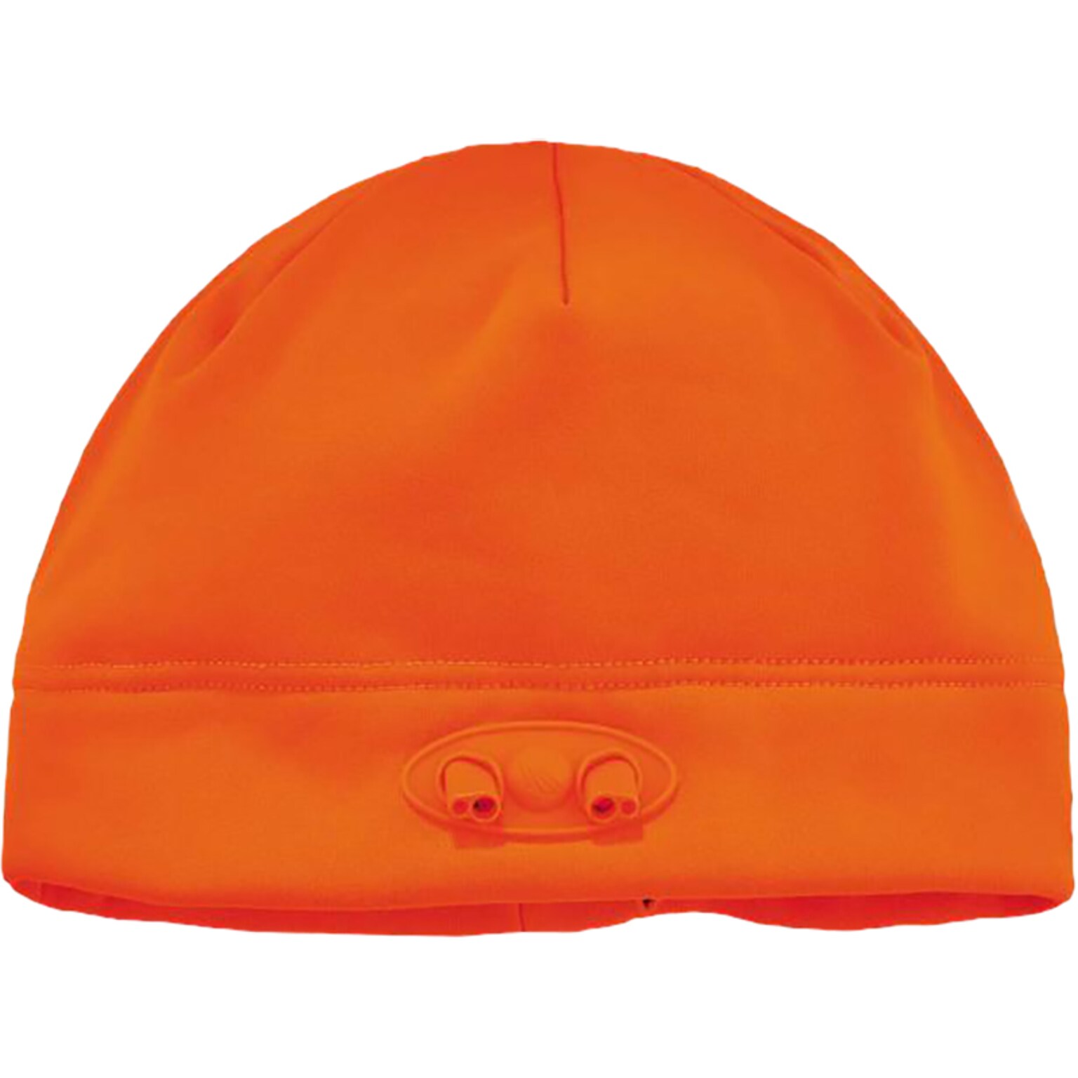 Ergodyne N-Ferno One Size Fits All Skull Cap Beanie Hat with LED Lights, Orange (16804)