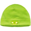 Ergodyne N-Ferno One Size Fits All Skull Cap Beanie Hat with LED Lights, Lime (16802)