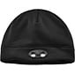 Ergodyne N-Ferno One Size Fits All Skull Cap Beanie Hat with LED Lights, Black (16803)