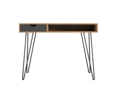 Novogratz Concord 42 Computer Desk, Black/Beige (2421348COM)