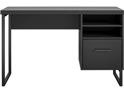 Ameriwood Candon 45"W Metal Computer Desk, Black (9892196COM)