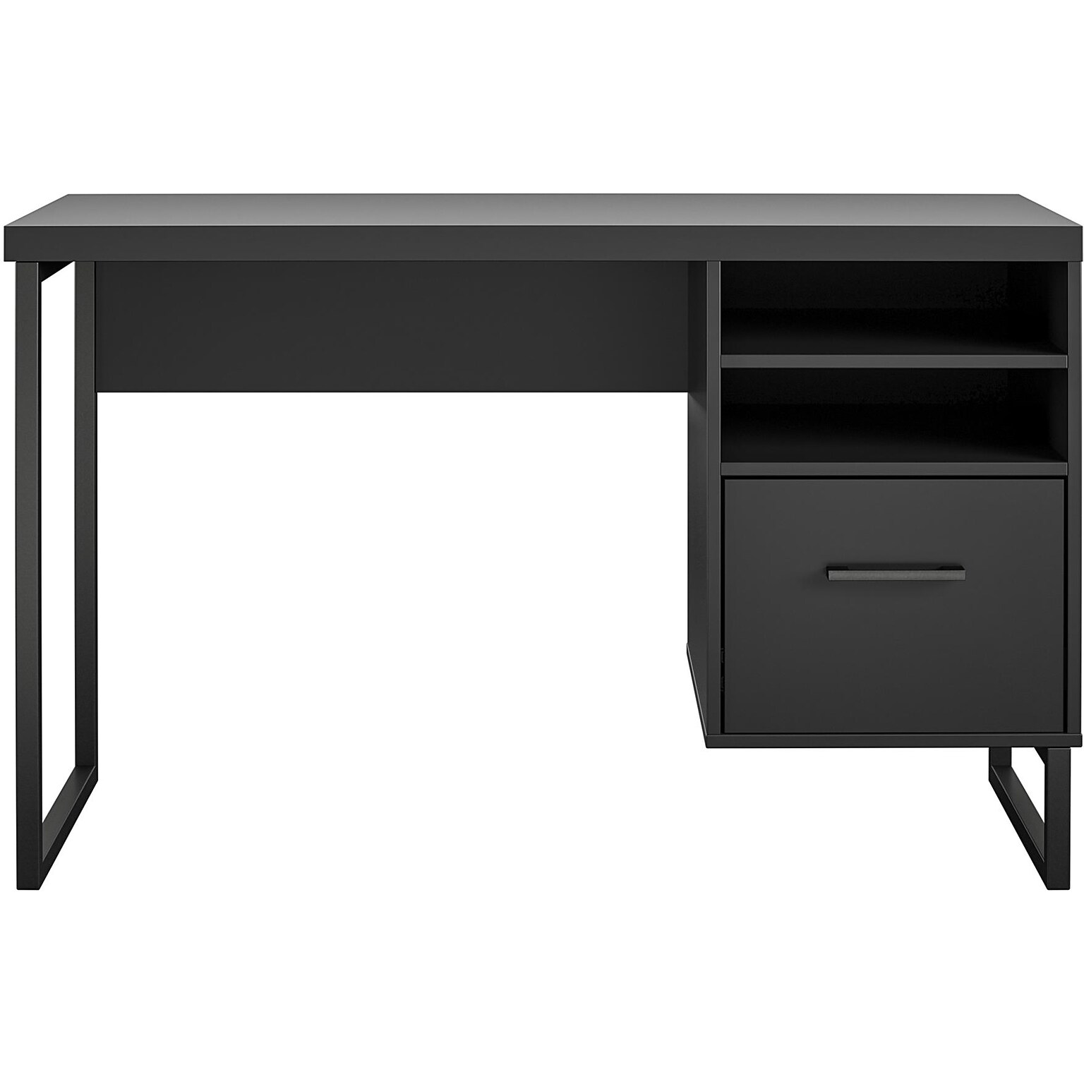 Ameriwood Candon 45W Metal Computer Desk, Black (9892196COM)