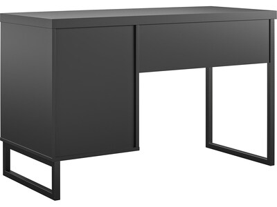 Ameriwood Candon 45"W Metal Computer Desk, Black (9892196COM)