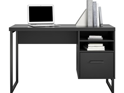 Ameriwood Candon 45"W Metal Computer Desk, Black (9892196COM)