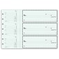 Custom 3-On-A-Page Business Size Checks, Side-Tear Voucher, Premium Color, 2 Ply/Duplicate, 1 Color Printing, 8.25" x 3", 250/Pk