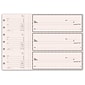 Custom 3-On-A-Page Business Size Checks, Side-Tear Voucher, Premium Color, 1 Ply, 1 Color Printing, 8.25" x 3", 250/Pk
