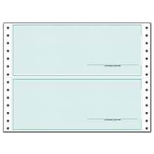 Custom Continuous 3-1/2 Multi-Purpose Check, Lined, 2 Ply/Duplicate, 1 Clr Printing, Standard Check