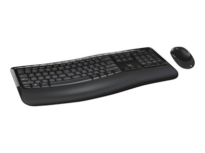 Microsoft Comfort Desktop 5050 Wireless Keyboard & Mouse, Black (PP4-00001)