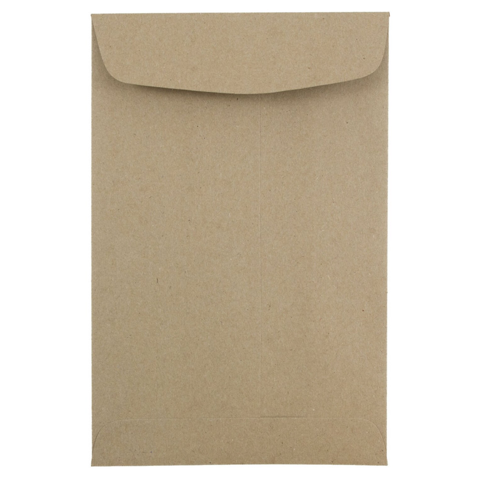 JAM Paper® 6 x 9 Open End Catalog Envelopes, Brown Kraft Paper Bag, 10/Pack (51286524B)