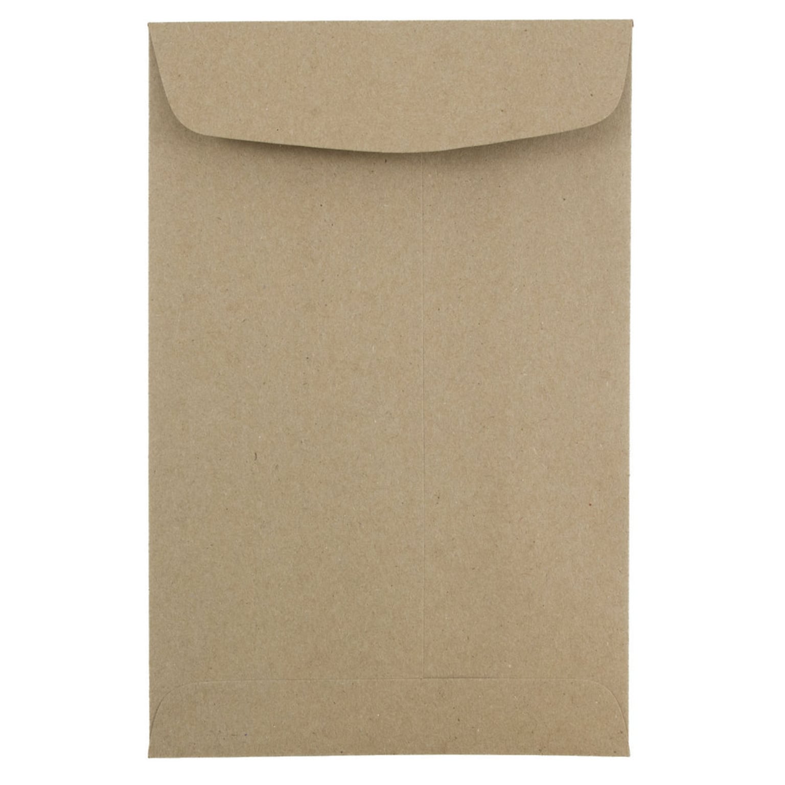 JAM Paper® 6 x 9 Open End Catalog Envelopes, Brown Kraft Paper Bag, 10/Pack (51286524B)